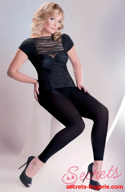 Gabriella Leggings Plus 163 Black - Nero (Black) / 5/6 (XL/XXL)