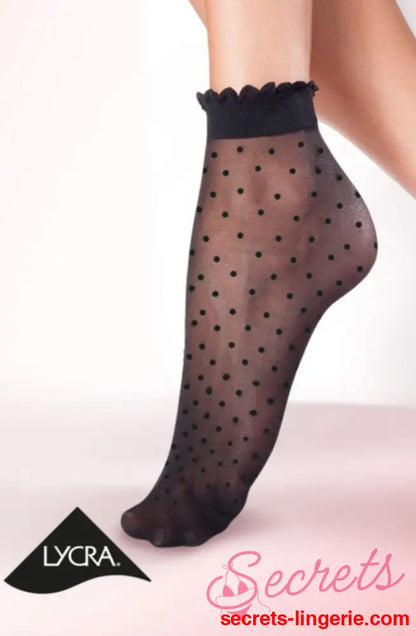 Gabriella Puntina 616 Socks Black - Black / One Size
