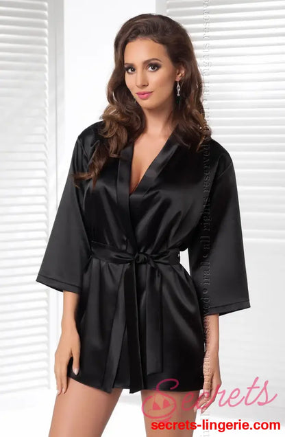 Irall Aria Dressing Gown Black