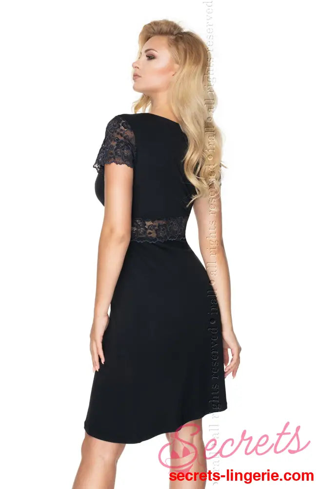Irall Cameron Nightdress Black 2XL-5XL