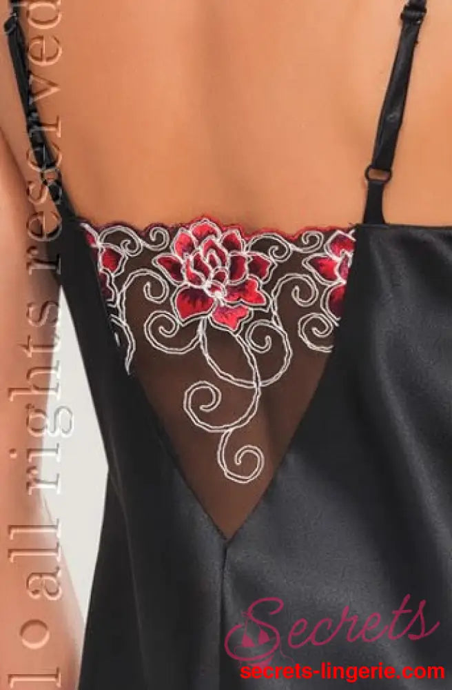 Irall Dakota Nightdress Black