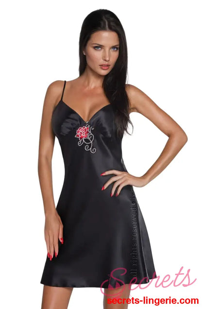 Irall Dakota Nightdress Black