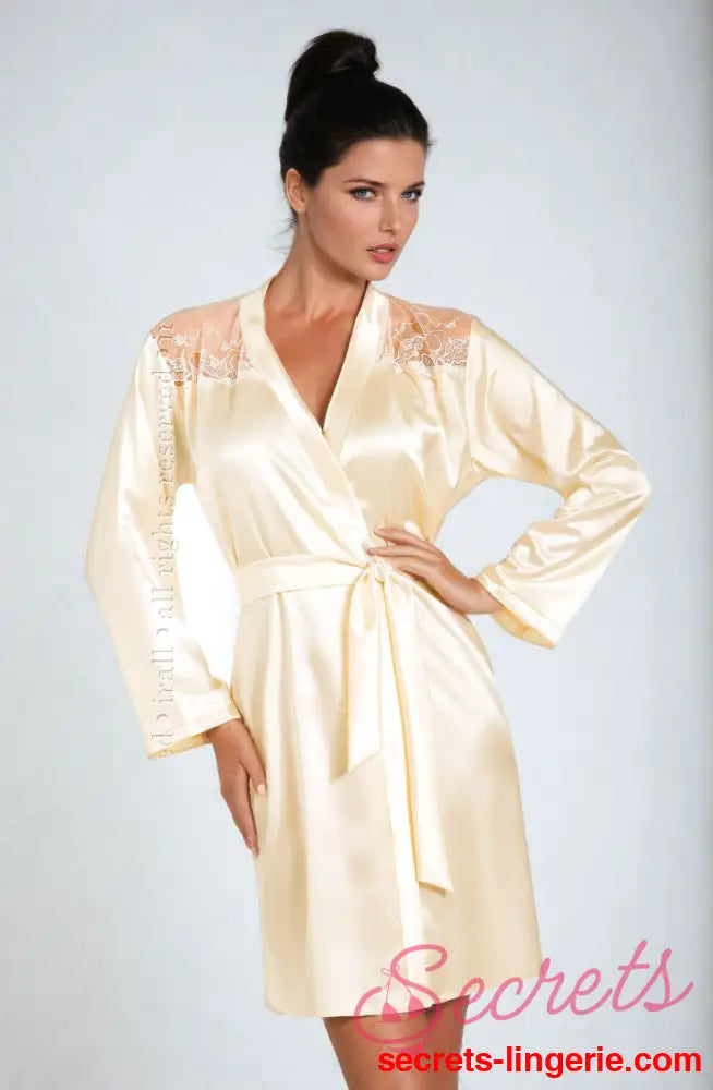 Irall Daphne Dressing Gown Cream