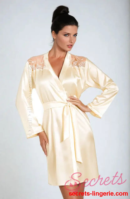 Irall Daphne Dressing Gown Cream