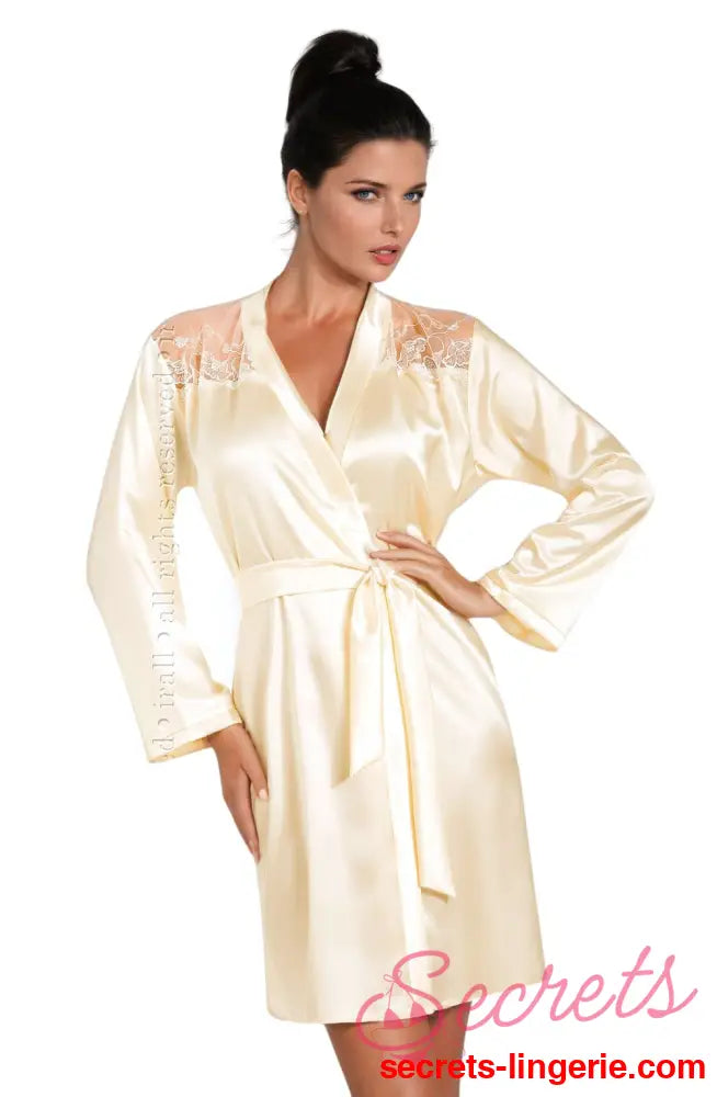 Irall Daphne Dressing Gown Cream