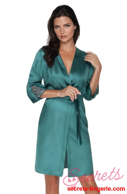 Irall Emerald Dressing Gown Green