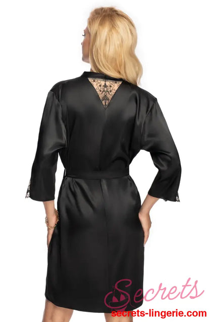 Irall Mallory Dressing Gown Black