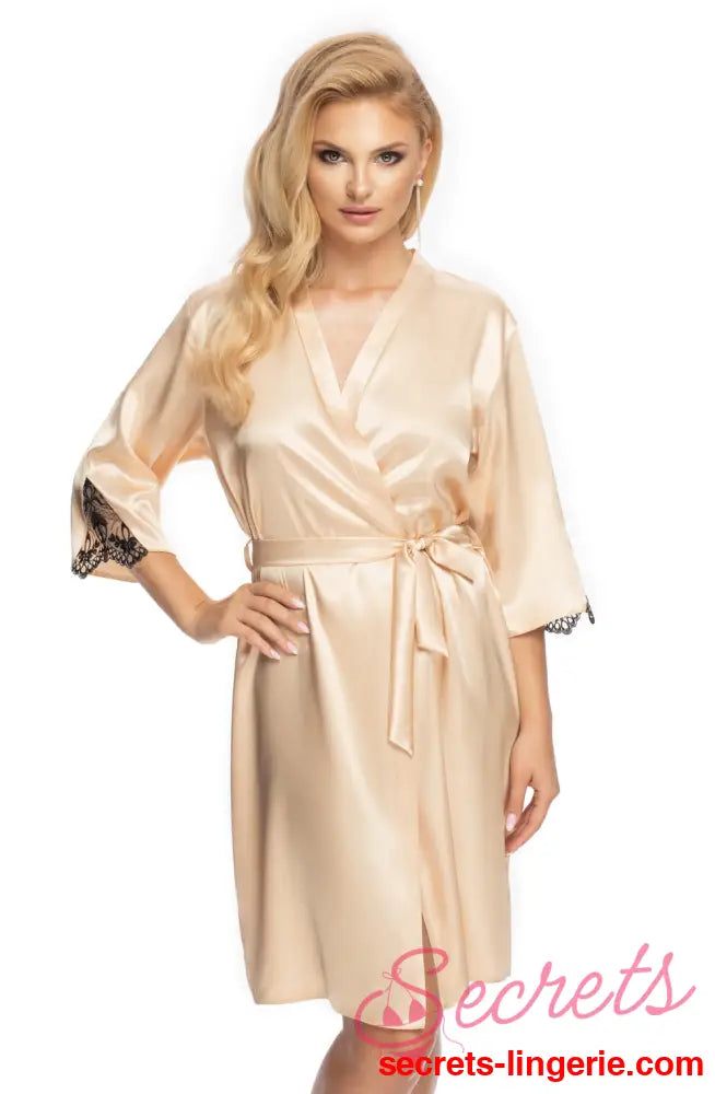 Irall Mallory Dressing Gown Champagne