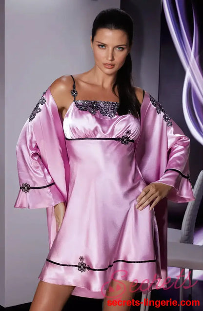 Irall Mirabelle II Dressing Gown Rose - Dusty Rose / Small