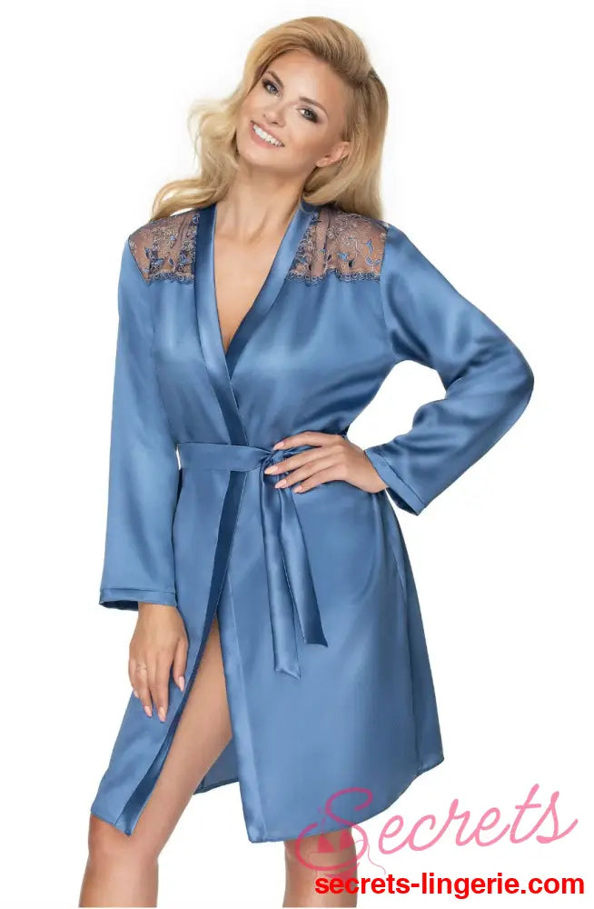 Irall Sapphire Dressing Gown Azure