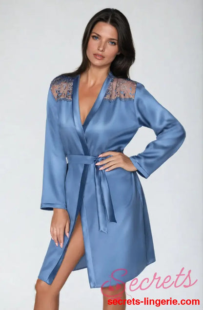 Irall Sapphire Dressing Gown Azure
