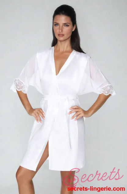 Irall Sharon Dressing Gown White