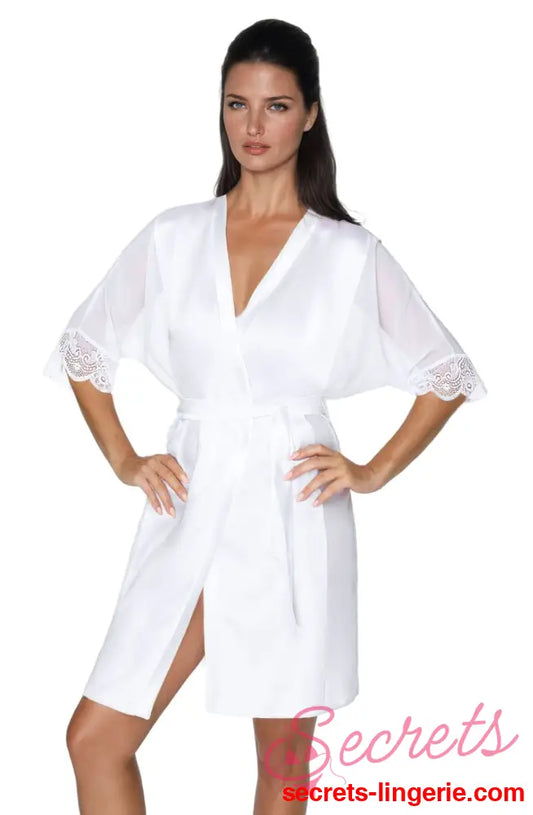 Irall Sharon Dressing Gown White