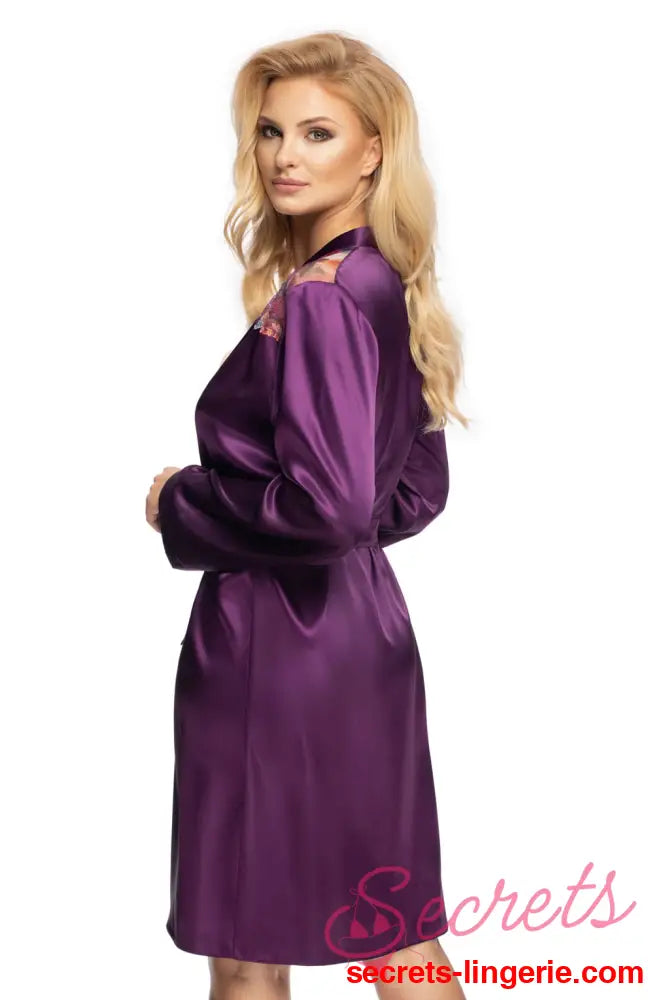 Irall Shelby Dressing Gown Purple