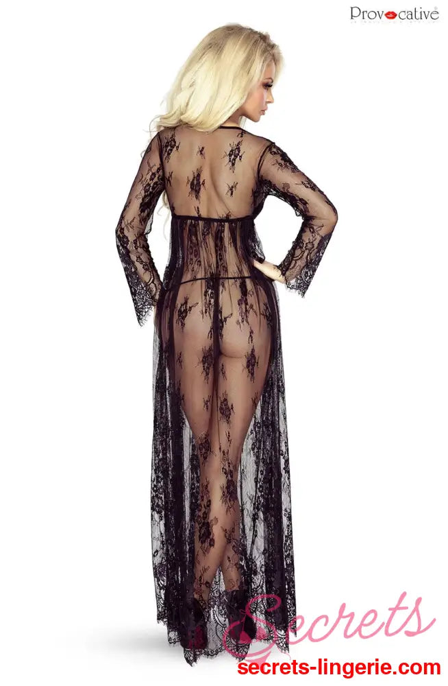 PR5080 So Elegant Robe Black