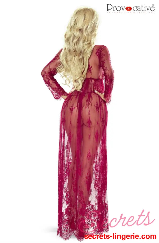 Provocative PR7046 Elegant Robe Wine