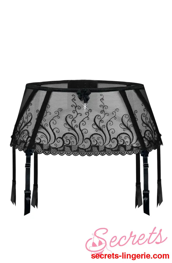 Roza Anuk Suspender Belt Black