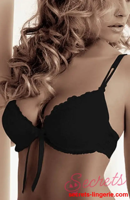 Roza Carmen Black Bra