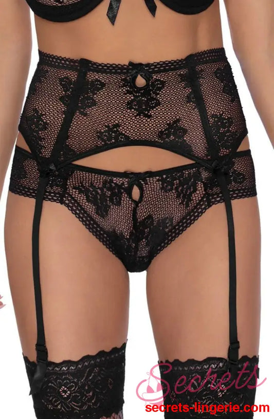 Roza Euterpe Black Thong