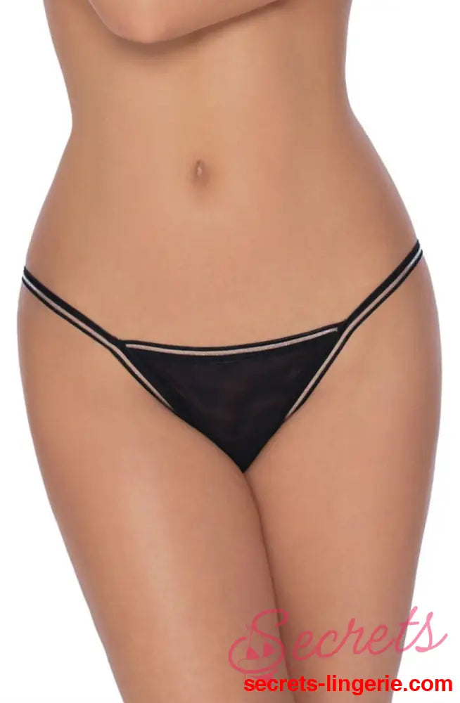 Roza Fiona Thong Black