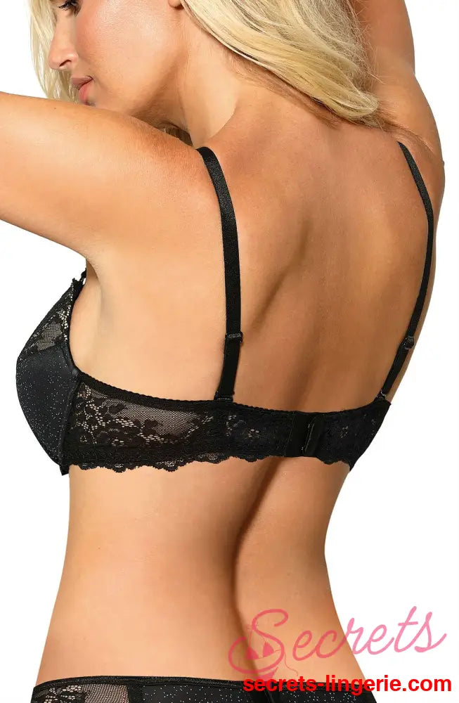 Roza Kena Black Push Up Bra