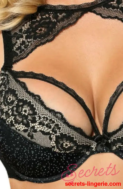 Roza Kena Black Push Up Bra