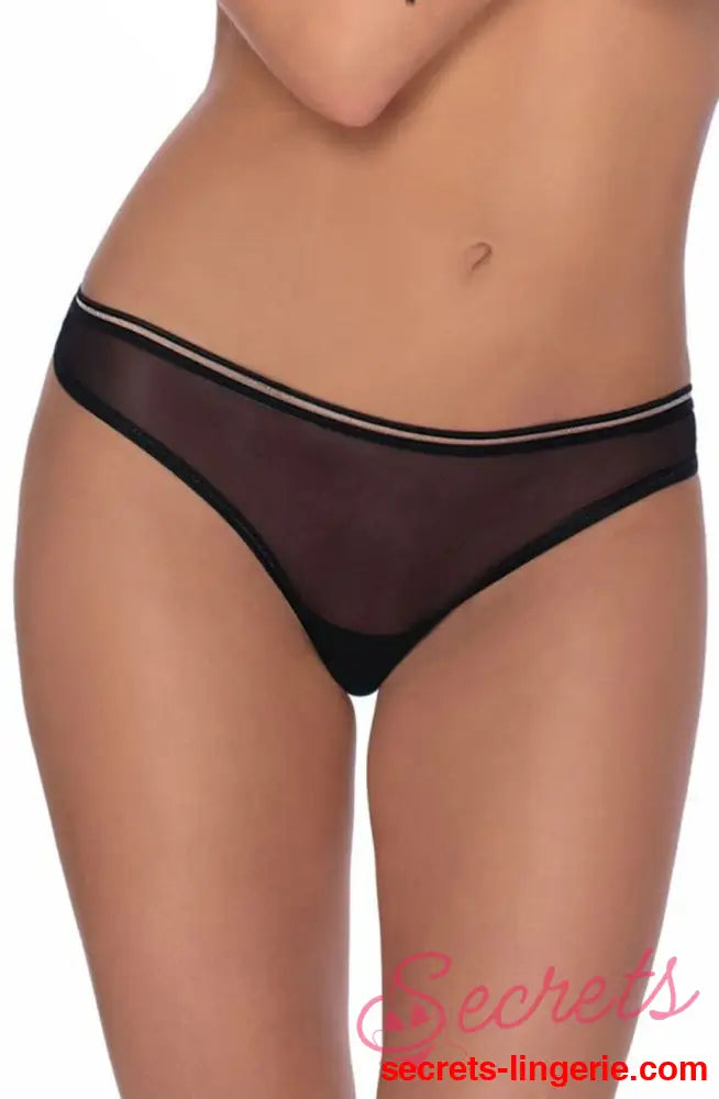 Roza Lica Thong Black