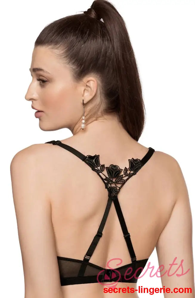 Roza Lisbet Black Soft Cup BRA