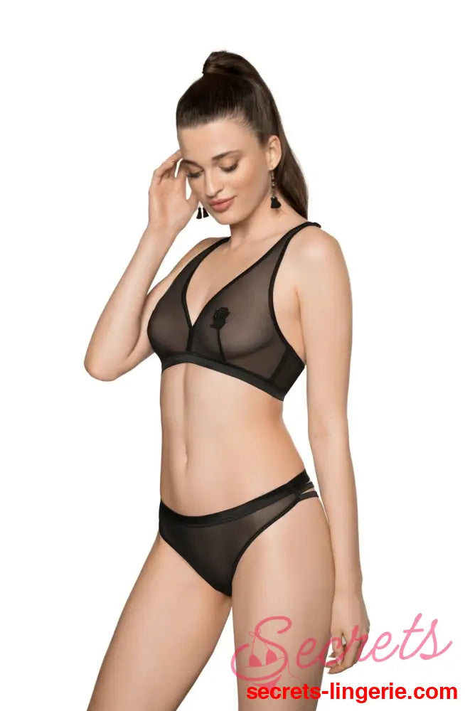 Roza Lisbet Black Soft Cup BRA