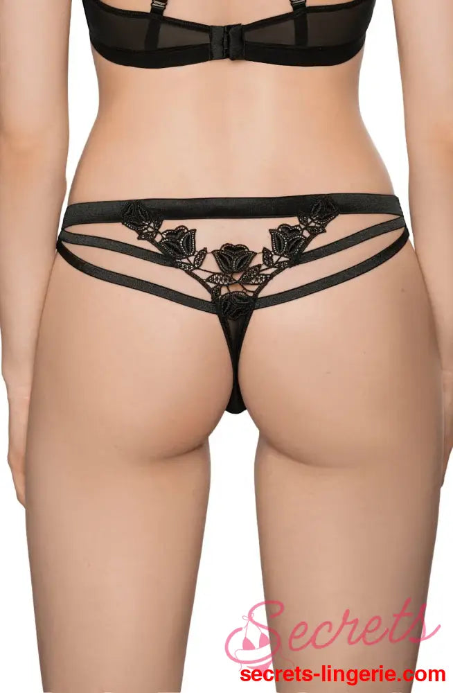 Roza Lisbet Black THONG