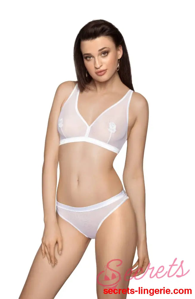 Roza Lisbet White Soft Cup BRA