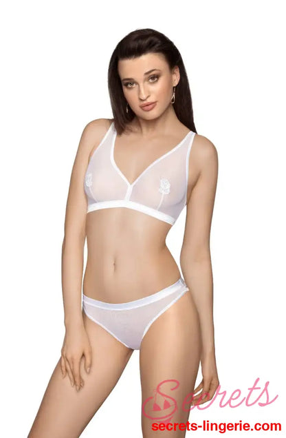 Roza Lisbet White Soft Cup BRA