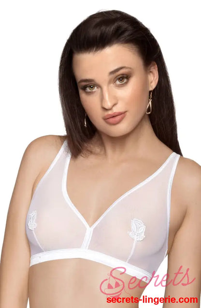 Roza Lisbet White Soft Cup BRA