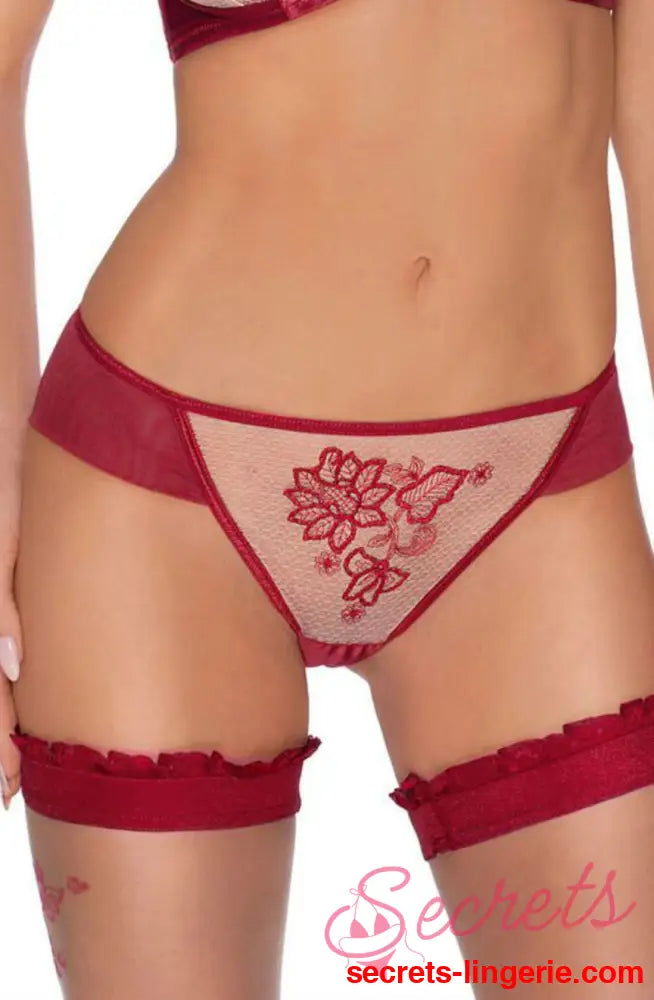 Roza Mehendi Brief Claret