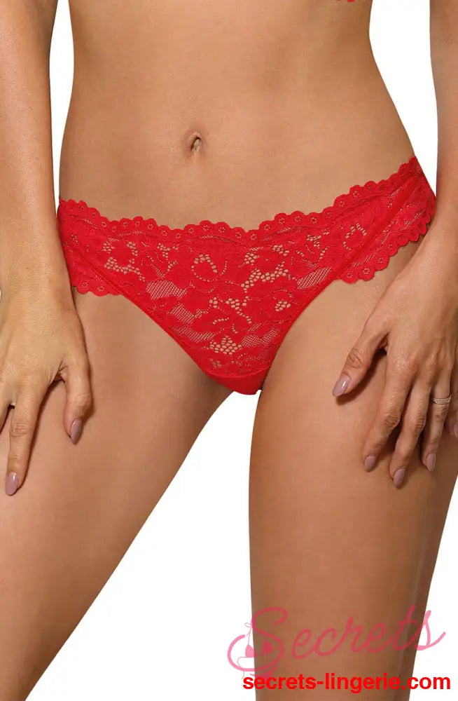 Roza Newia Red Thong