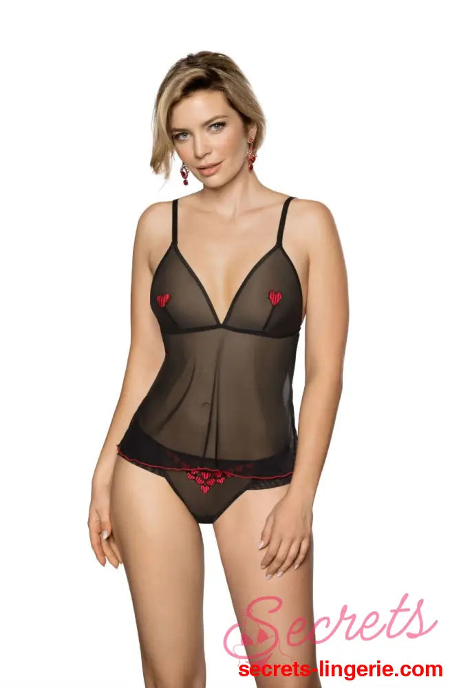 Roza Rubii Black Brief