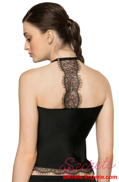 Roza Sija Black Nightshirt