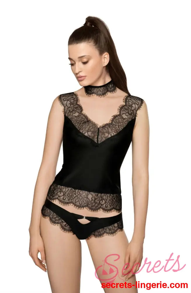 Roza Sija Black Shirt