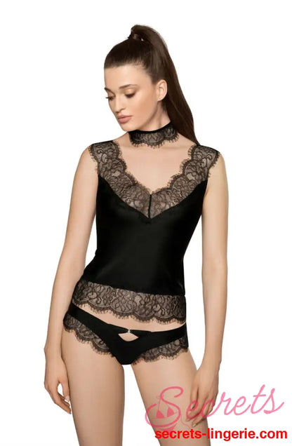 Roza Sija Black Shirt