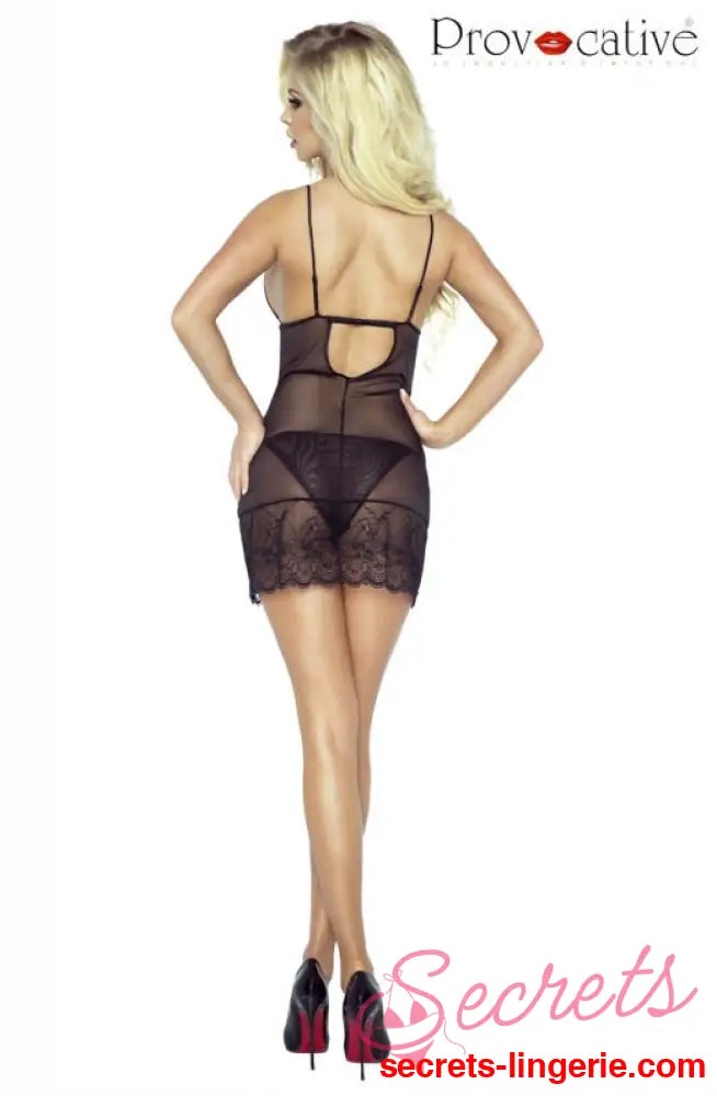 Sensuelle Venice Chemise Black - Black / S/M