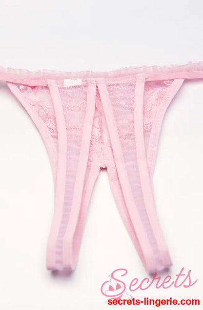 Shirley of Hollywood 10 Thong Pink - Pink / One Size