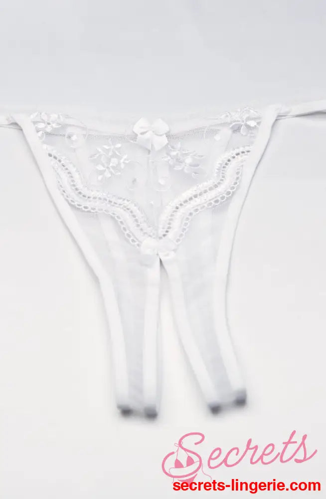 Shirley of Hollywood 10 Thong White - White / One Size