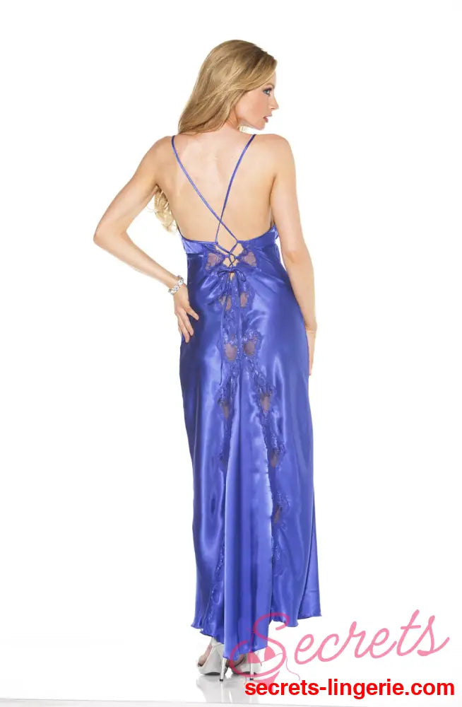 Shirley of Hollywood 20300 Blue Long Gown