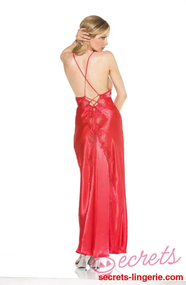 Shirley of Hollywood 20300 Red Long Gown