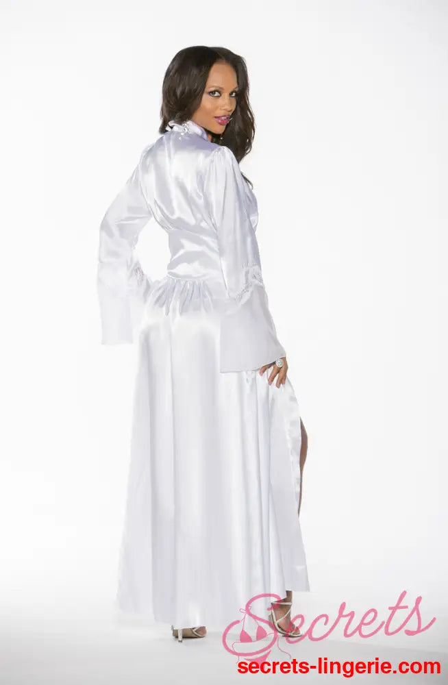 Shirley of Hollywood 20559 Long Robe White