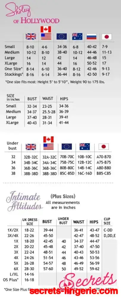 Shirley of Hollywood X3257 Sleepshirt Black