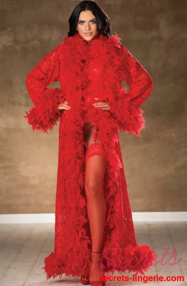 Shirley of Hollywood SoH-HS 90026 Stockings Red One Size - Red / One Size