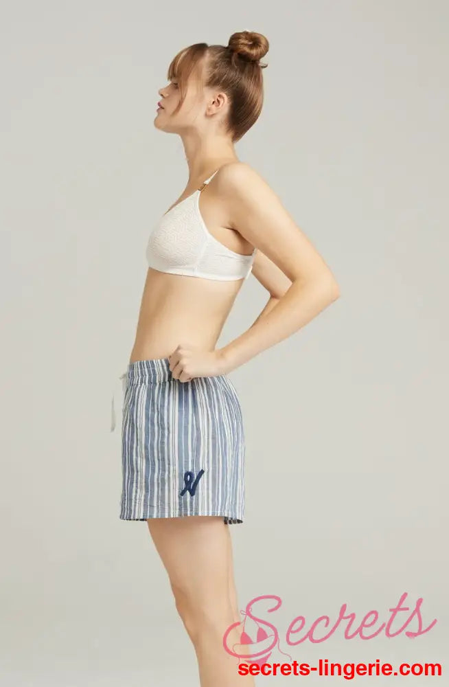 The Classic Boxer French Navy Stripe