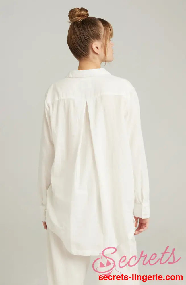 The Midi Shirt Organic Cotton White