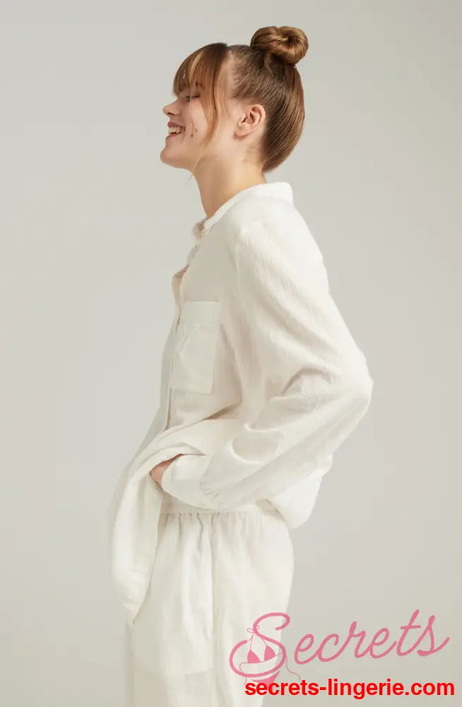 The Midi Shirt Organic Cotton White